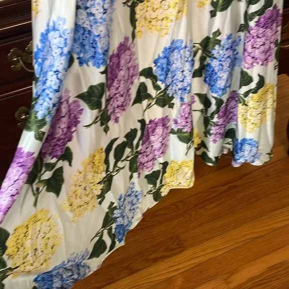 New Mar a Mar Ensencia Floral Hydrangea Satin Dress size Medium - Picture 7 of 15